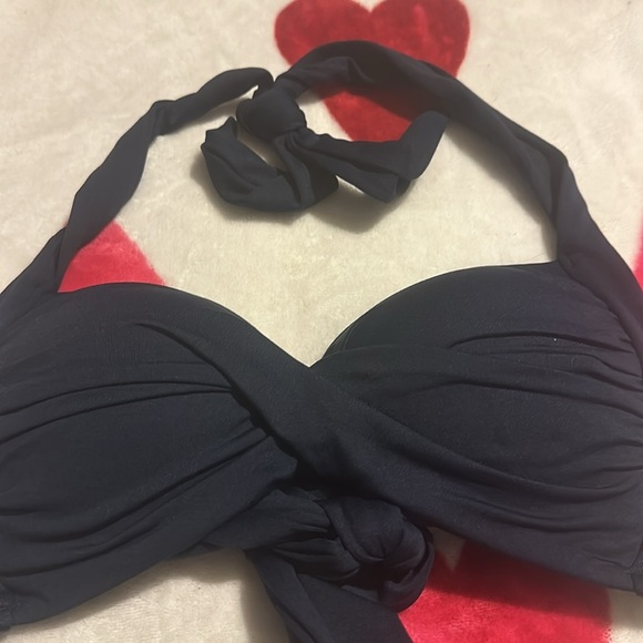 Seafolly Collective Twist Soft Cup Halter Indigo  NWOT - Picture 9 of 15